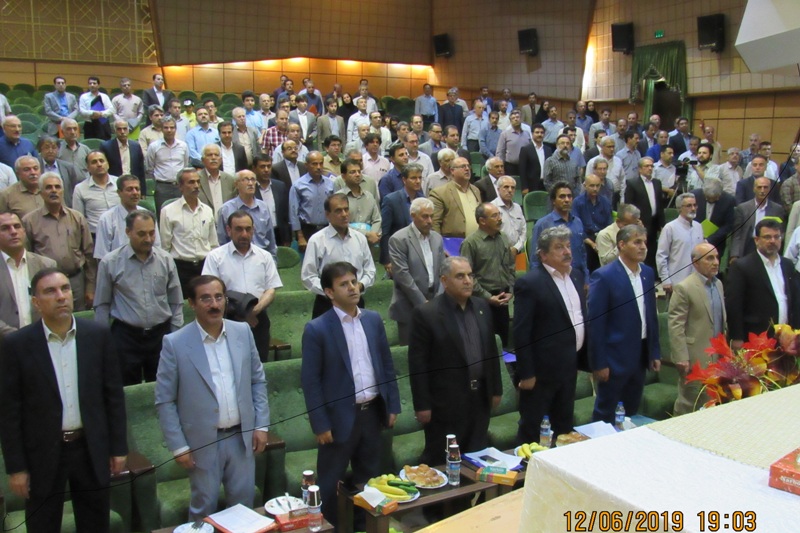 مراسم نوبت دوم مجمع عمومی عادی سالیانه کانون کارشناسان رسمی دادگستری استان کرمانشاه